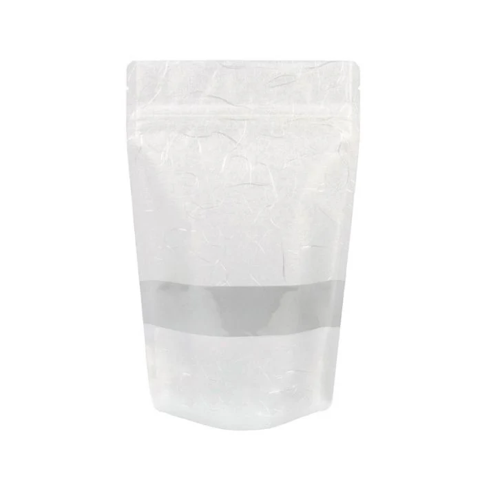 Stå upp påsar Rispapper Vit 13x8x20,5cm | 113 gram (100 st) [ZBGR3W]