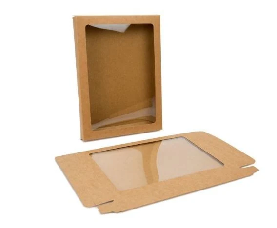 Papperslådor med Fönster 13,7x2,2x18,7cm (25 st) [WKRG266]