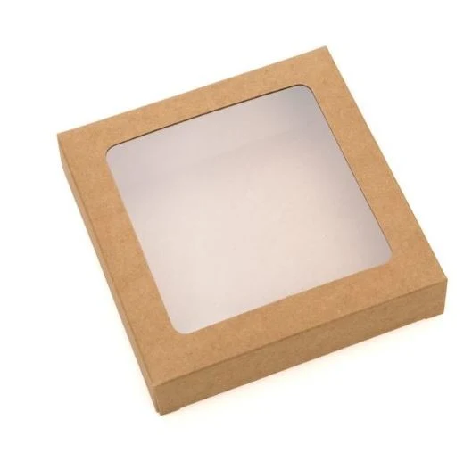 Papperslådor med Fönster 10,5x2,2x10,5cm (25 st) [WKRG245]