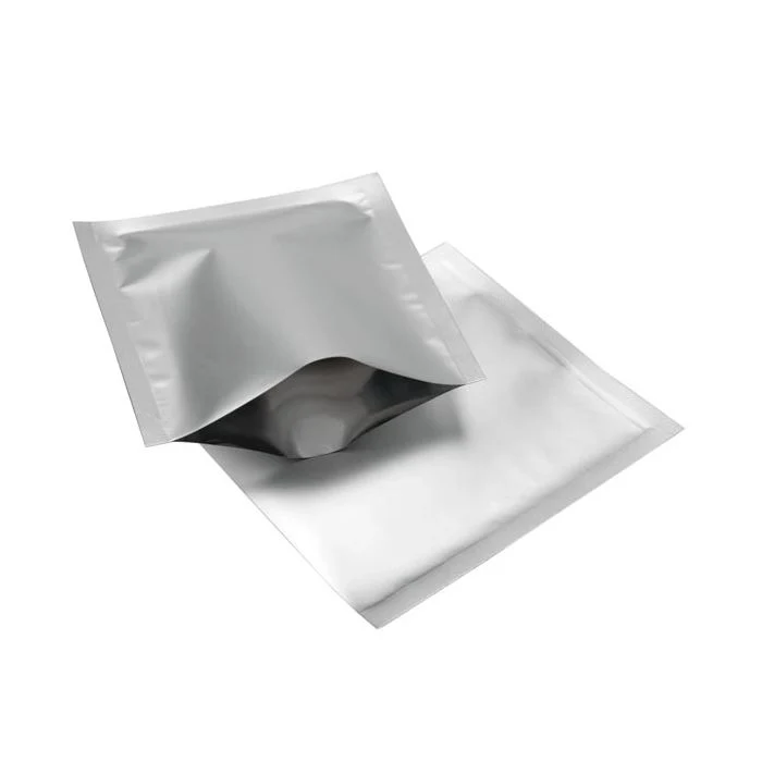 Plastpåsar Silver 9x9,5cm Förslutbar permanent stängning (100 st) [CRB2S]