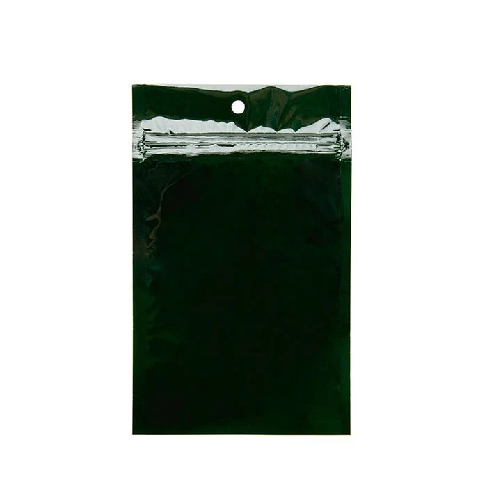 Blixtlåspåsar Grön 9,2x12,7cm Metalliserad (100 st) [HZBB4HG]