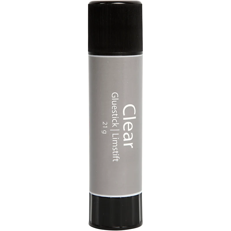 Clear Limstift, Rund, 21 g, 1 st. [HOB-39042]