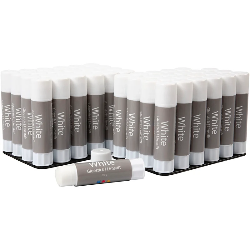 Vitt limstift, 10 g, 48 st./ 1 förp. [HOB-39039]