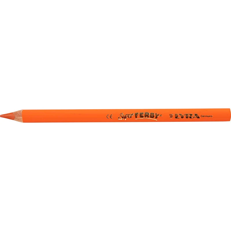Lyra Super Ferby 1 färgpennor, L: 18 cm, kärna 6,25 mm, orange, 12 st./ 1 förp. [HOB-38354]