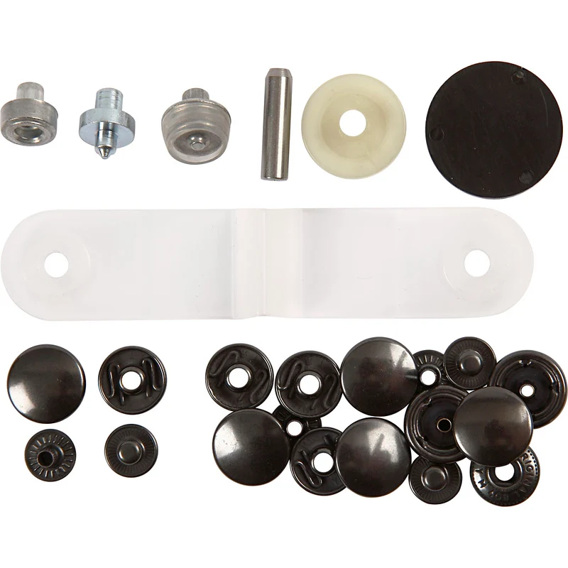 Tryckknappar - startset, Dia. 15 mm, 1 set [HOB-41164]
