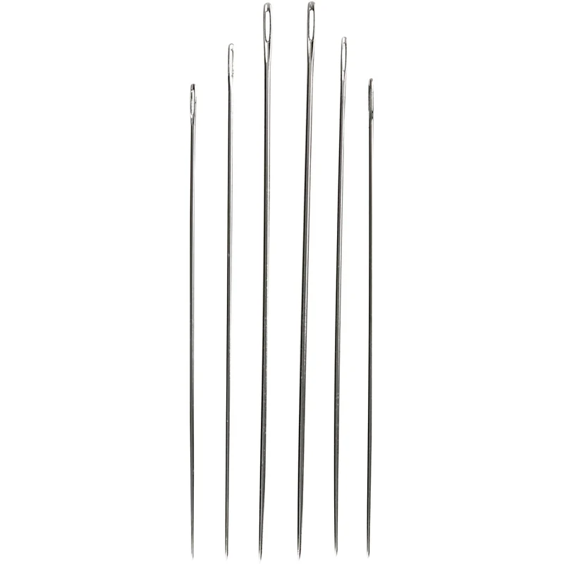 Stoppnålar, nr. 1-5, silver, 6 st./ 1 förp. [HOB-41128]