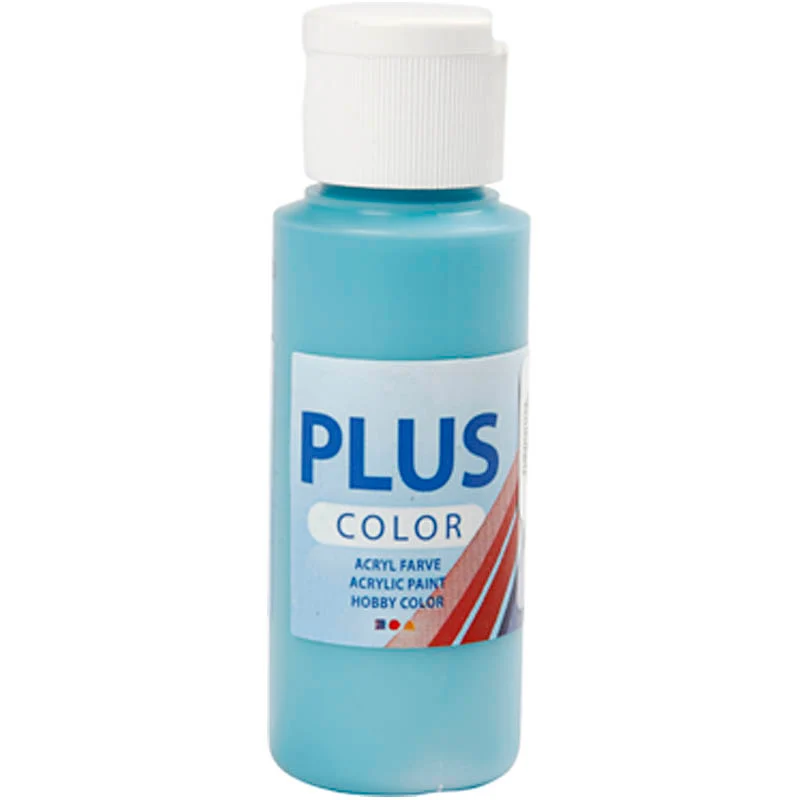 Plus Color Hobbyfärg, turkos, 60 ml/ 1 flaska [HOB-39672]