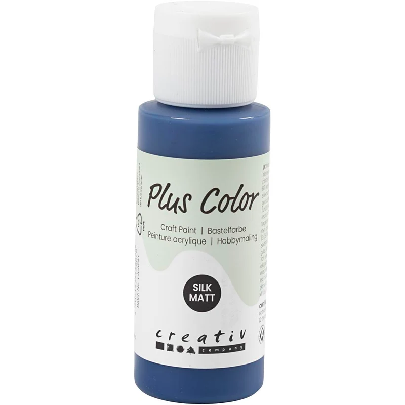 Plus Color Hobbyfärg, marinblå, 60 ml/ 1 flaska [HOB-39658]