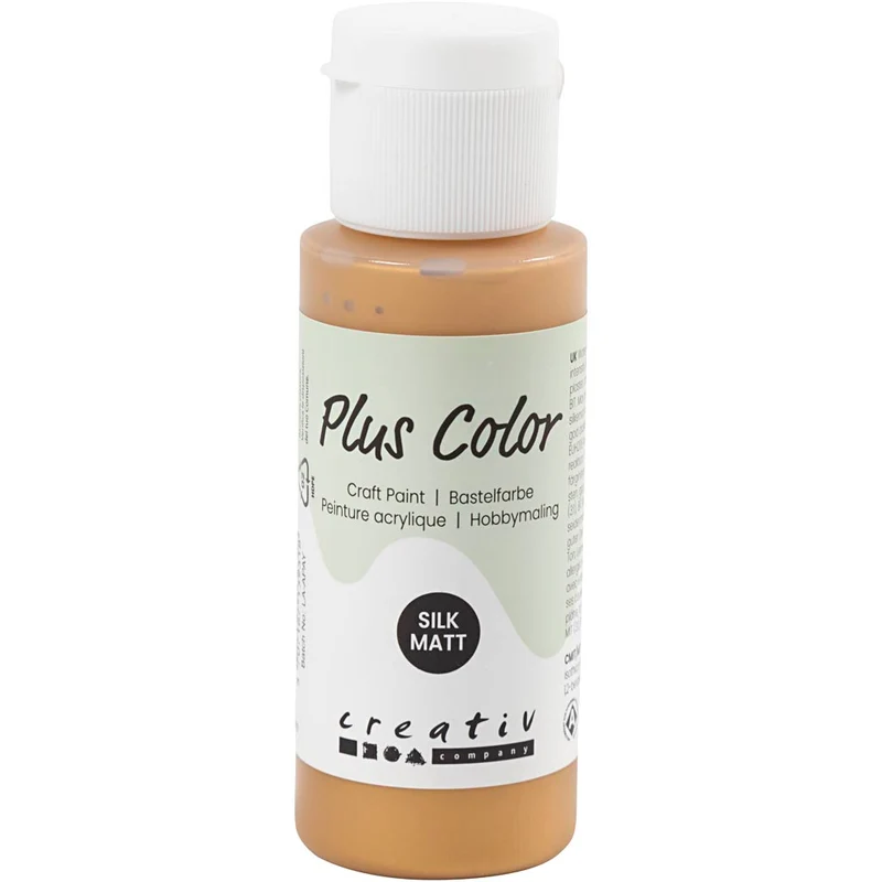 Plus Color Hobbyfärg, guld, 60 ml/ 1 flaska [HOB-39652]