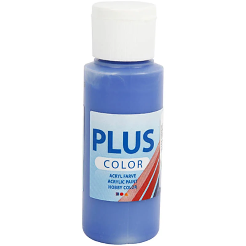 Plus Color Hobbyfärg, ultra marine, 60 ml/ 1 flaska [HOB-39645]