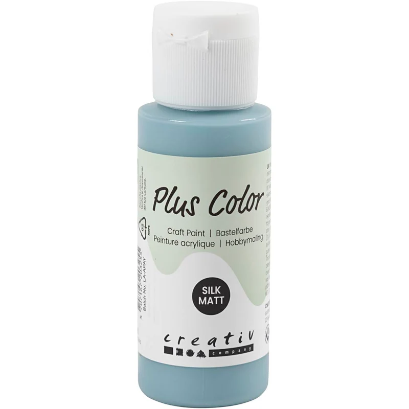 Plus Color Hobbyfärg, dusty blue, 60 ml/ 1 flaska [HOB-39644]