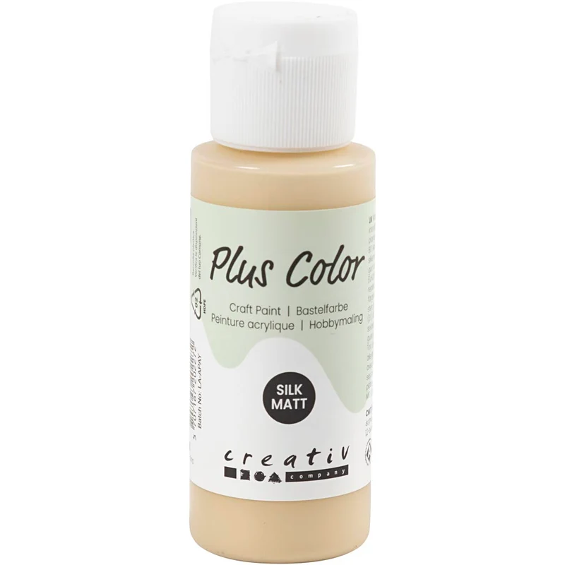 Plus Color Hobbyfärg, ivory beige, 60 ml/ 1 flaska [HOB-39605]