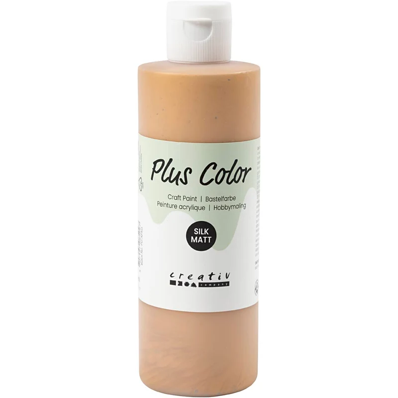 Plus Color Hobbyfärg, guld, 250 ml/ 1 flaska [HOB-39452]