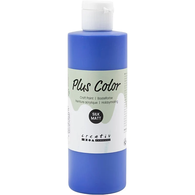 Plus Color Hobbyfärg, ultra marine, 250 ml/ 1 flaska [HOB-39445]