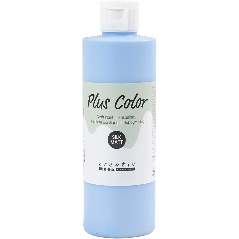 Plus Color Hobbyfärg, himmelsblå, 250 ml/ 1 flaska [HOB-39443]