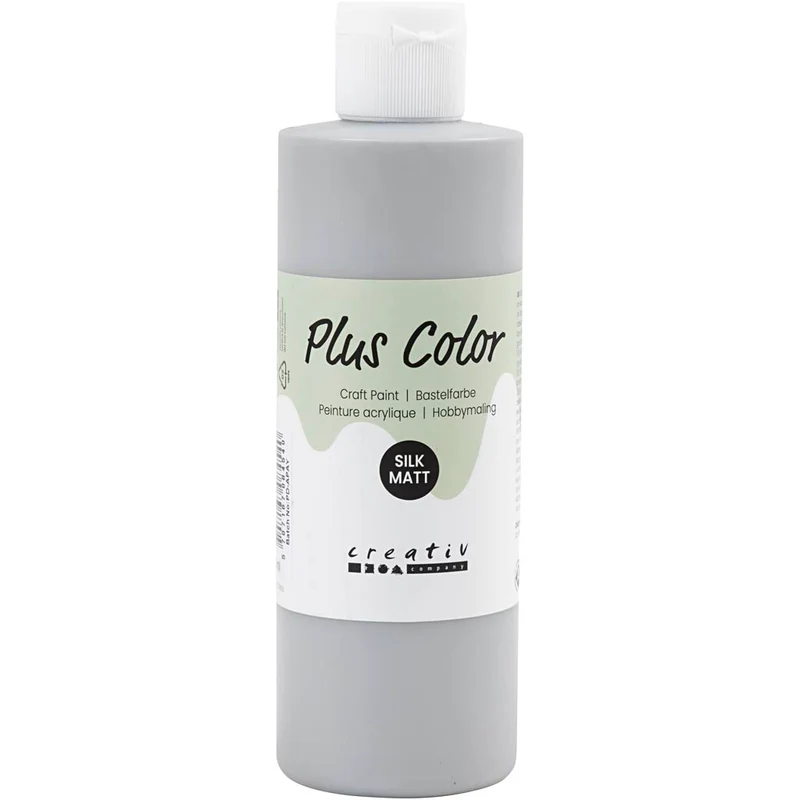 Plus Color Hobbyfärg, rain grey, 250 ml/ 1 flaska [HOB-39440]