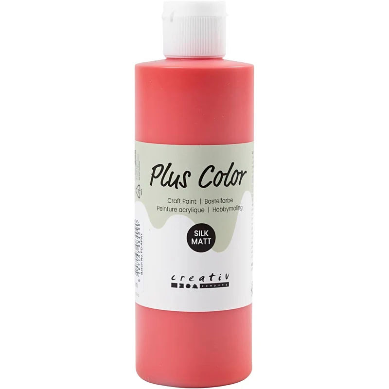 Plus Color Hobbyfärg, crimson red, 250 ml/ 1 flaska [HOB-39428]