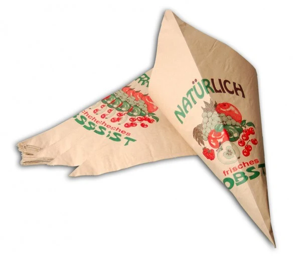 Kraftpåsar för Frukt Strut 34cm - 60 grs Kvalitet | innehåll 1 kg (100 stycken [PAS34B]