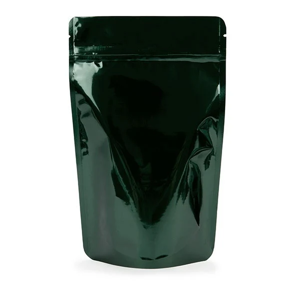 Stå upp påsar Grön 17x9x28,5cm | 340 gram (100 st) [ZBGM4HG]