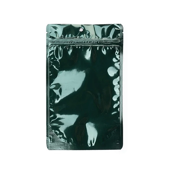 Stå upp påsar Grön 13x7x20,5cm | 113 gram (100 st) [ZBGM3HG]