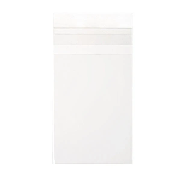 Plastpåsar 6,4x8,9cm Transparent med Tejpremsa (250 st) [VL2]