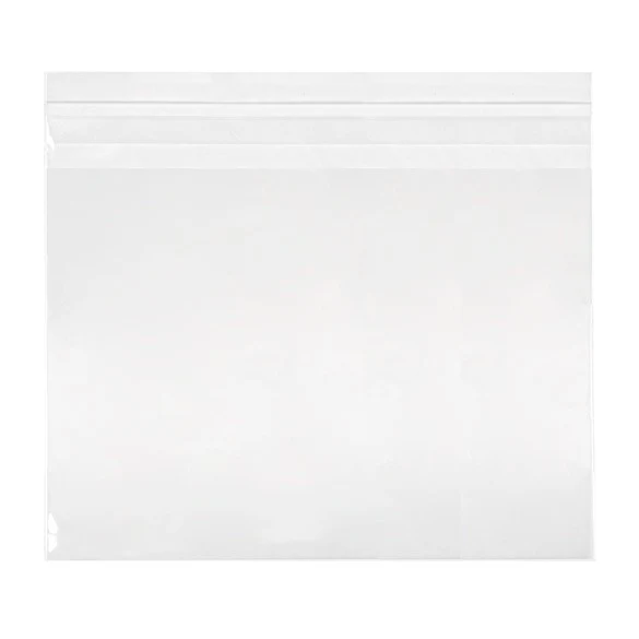 Plastpåsar 18,9x13,4cm Transparent med Tejpremsa (250 st) [VL5]