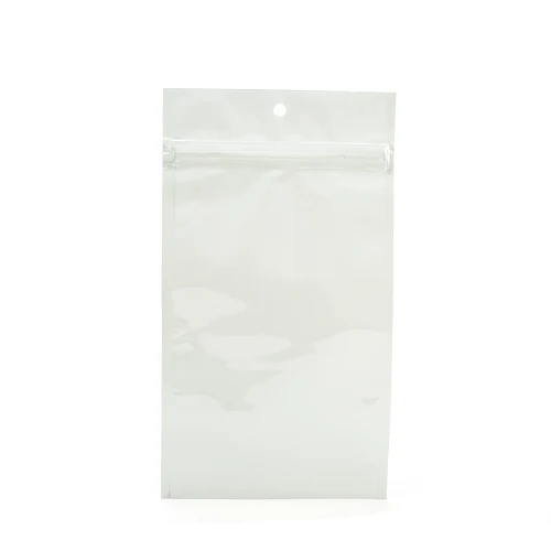 Blixtlåspåsar Vit 9x12,5cm Metalliserad (100 st) [HZBB4MW]