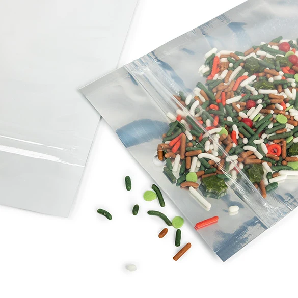 Blixtlåspåsar Transparent/Vit 9x12,5cm (100 st) [HZBB4CW]