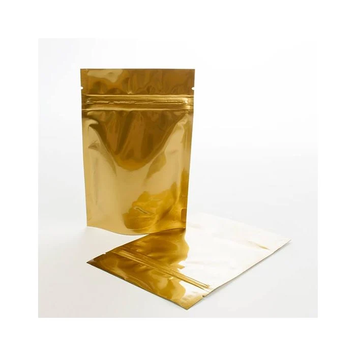 Stå upp påsar Guld 21x9x29cm | 510 gram (100 st) [ZBGM5G]