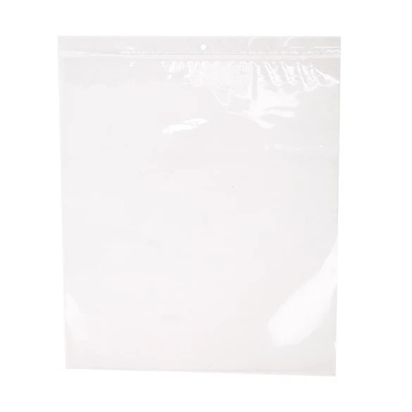 Zippåsar med häng hål 33x38cm Kristallklart PP 75 mikron (100 st) [Z3R1315]
