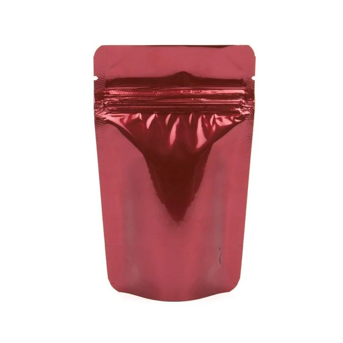 Stå upp påsar Röd 10x6x15cm | 57 gram (100 st) [ZBGM2R]