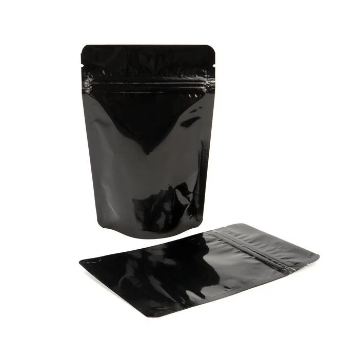 Stå upp påsar Svart 13x7x20,5cm | 113 gram (100 st) [ZBGM3B]