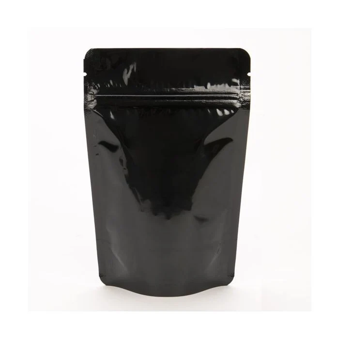 Stå upp påsar Svart 10x6x15cm | 57 gram (100 st) [ZBGM2B]