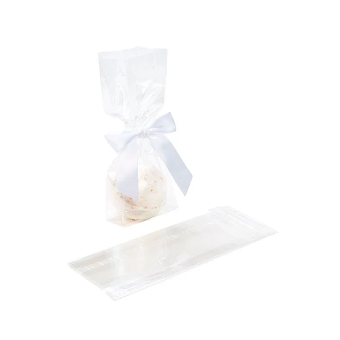 Cellofanpåsar med botten Kristallklart 7,6x3,2x21cm (100 st) [FGCC14]