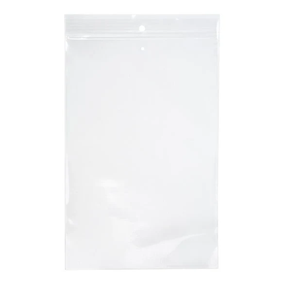 Zippåsar med häng hål och lufthål 15x23cm Kristallklart PP 75 mikron (100 st) [Z3R69V]