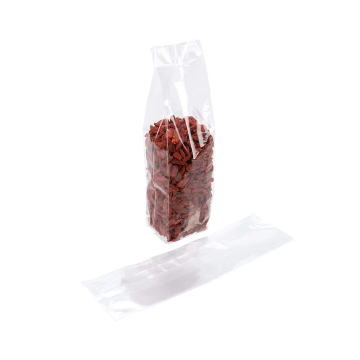 Plastpåsar 6,4x5,1x24,8cm med Sidoinvik Tung Kvalitet (100 st) [HDGB7]