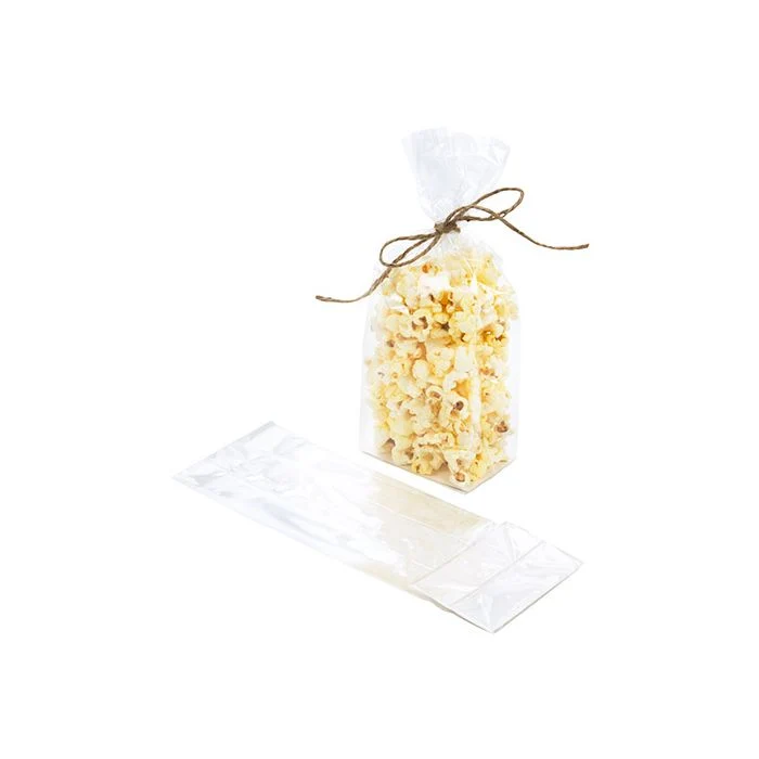 Cellofanpåsar med botten Kristallklart 8,9x5,7x24,8cm med pappersinsats (100 st) [FGPB15]