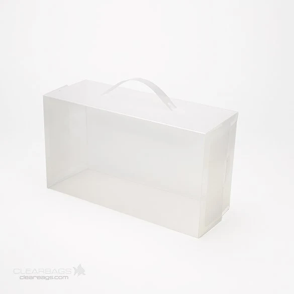 Plastlådor för Kvinnoskor Frost 17,9x9,5x29,5cm med handtag (4 st) [SB1]