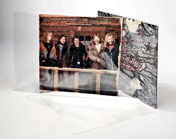 Ytterfickor för 10 inch Singel LP 27x26,4cm Transparent icke Tejpremsa (100 st) [BLP10NF]