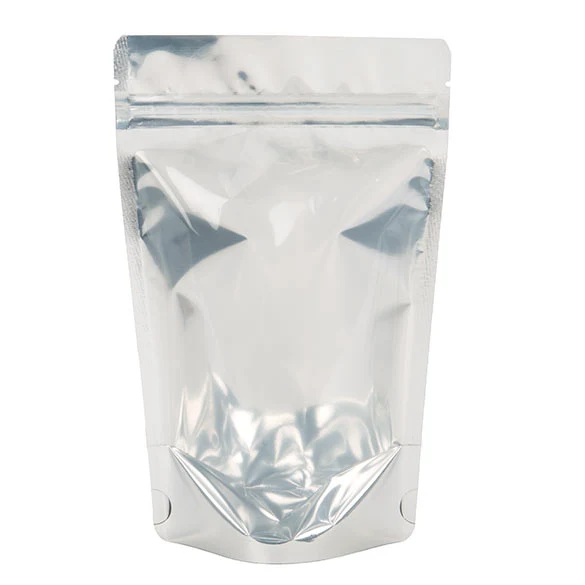Stå upp påsar Transparent/Kraft 13x7x20,5cm | 113 gram (100 st) [ZBGK3]