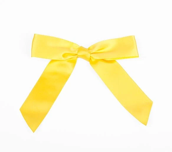 Bågar förbunden Gul 2,2cm (100 st) [BOW7DA]