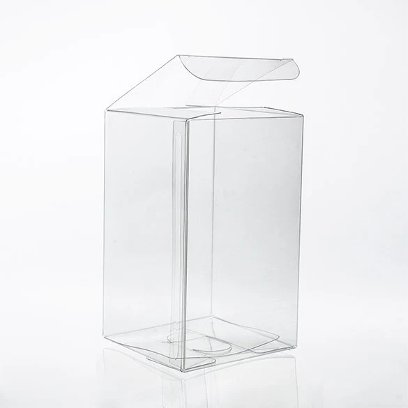 Plastlådor 10,2x10,2x12,7cm Kristallklart (50 st) [VB304]