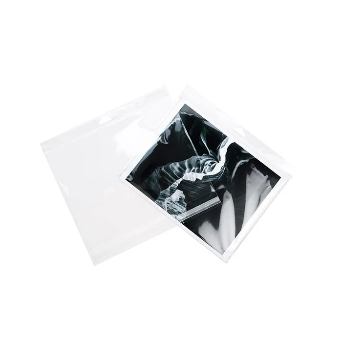 Cellofanpåsar med Eurohål 29,1x22,3cm Transparent med Tejpremsa (100 st) [HB118XL]