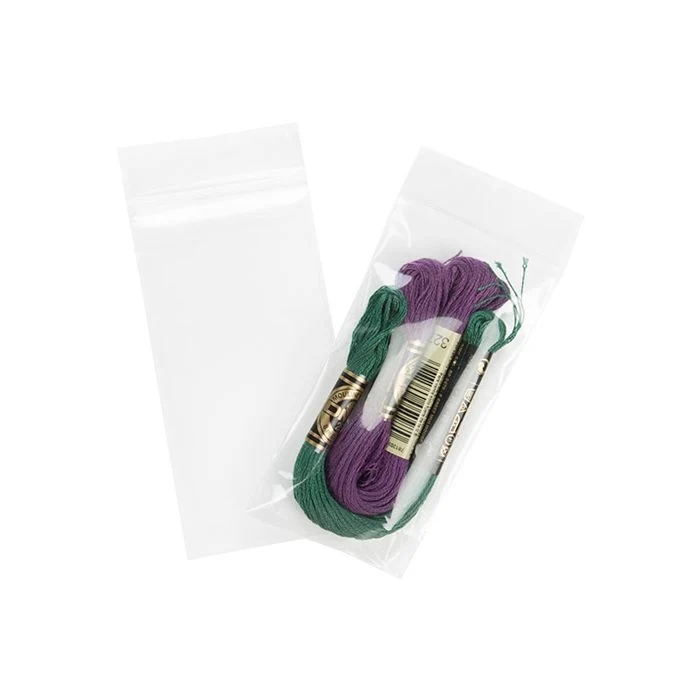 Blixtlåspåsar 5x10cm Kristallklart PP 50 mikron (100 st) [ZC24]