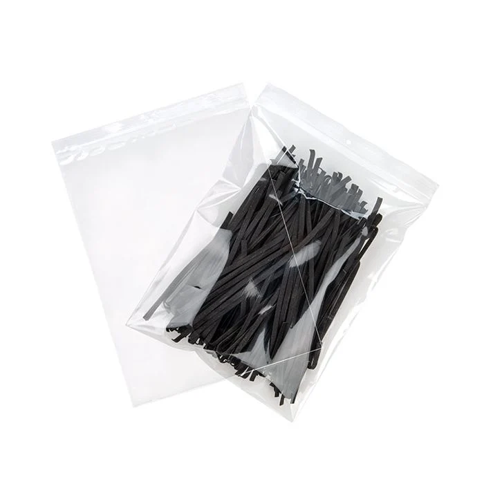 Zippåsar med häng hål 23x30,5cm Kristallklart PP 100 mikron (100 st) [Z4R912]