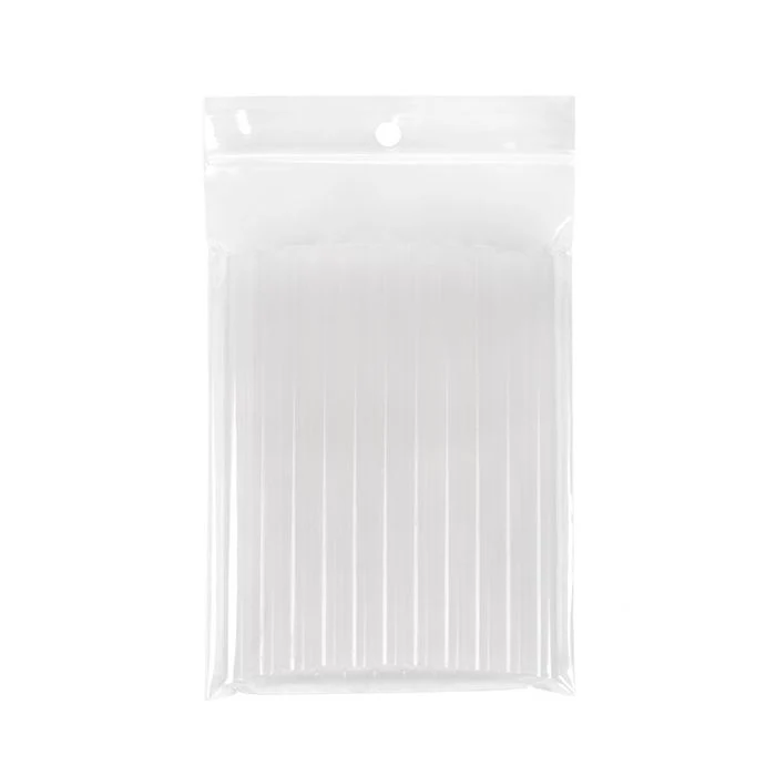 Blixtlåspåsar med häng hål 9x12,5cm Kristallklart PP 50 mikron (100 st) [ZR3H5]