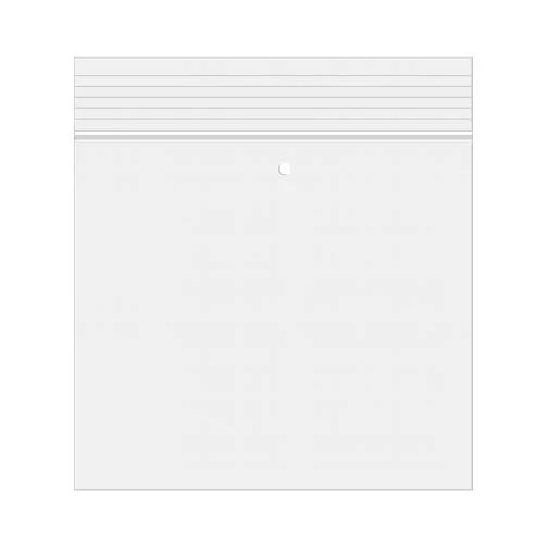 Blixtlåspåsar med lufthål 15x15cm Kristallklart PP 50 mikron (100 st) [ZC66V]