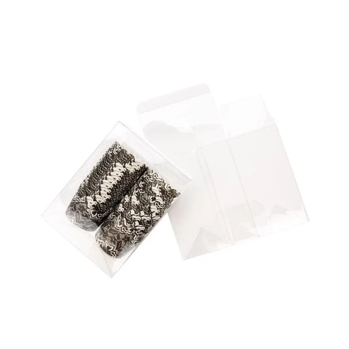 Plastlådor 11,4x7,6x14,9cm Kristallklart med automatisk Botten (25 st) [FPLB233]