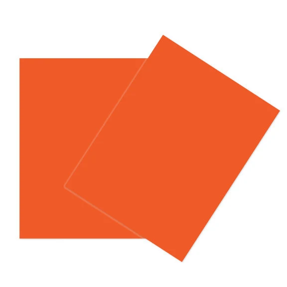 Önskekort Orange 21,6x27,9cm (50 st) [PC409]