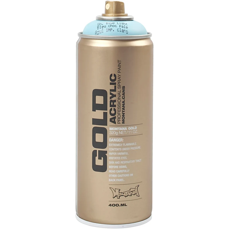 Sprayfärg, ljusblå, 400ml/ 1 burk [HOB-35014]